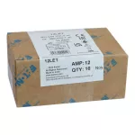 12LET Wkładka szybka, 12 A, AC 240 V, DC 150 V, BS88, 18 x 56 mm, aR, BS