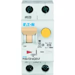 PKNM-13/1N/C/01-F-MW Wyłącznik kombinowany 10kA, In=13A, IΔN=0,1A, char. C, Typ F, 1+N bieg. Seria PKNM