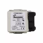 170M3563 Wkładka szybka, 125 A, AC 690 V, compact size 1, 45 x 59 x 51 mm, aR, IEC, UL, wskaźnik K, 18 UNC