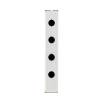 M22-FI4 Obudowa natynkowa płytka, 4 otwory 22mm