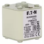 170M3419 Wkładka szybka, 400 A, AC 690 V, compact size 1, 45 x 59 x 51 mm, aR, IEC, UL, wskaźnik, flush end, M8