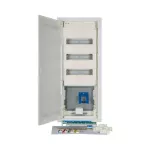 KLV-60UPS-W-HY36-F Rozdzielnica multimedialna podtynk. IP30 3x42 płaska, drzwi wifi