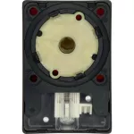 T0-2-1/E/SVA(S)-RT Rozłączniki panikowe, 3 bieg., 20 A, zamek cylindryczny SVA, tabliczka 0-1, 90 °, bez samopowrotu, P, montaż natablicowy, pokrętło czerwono-żółte z zamkiem cylindrycznym