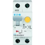 PKNM-16/1N/C/01-F-MW Wyłącznik kombinowany 10kA, In=16A, IΔN=0,1A, char. C, Typ F, 1+N bieg. Seria PKNM