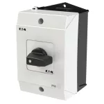 T0-1-15322/I1 Przełącznik ZAŁ., Styki: 2, samopowrót w pozycji 1, 20 A, tabliczka: I1, 45 °, z samopowrotem, w obudowie IP65, pokrętło czarne bez możliwości blokady