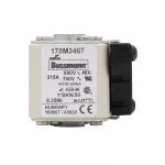 170M3467 Wkładka szybka, 315 A, AC 690 V, compact size 1, aR, IEC, UL