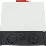 T5B-4-15682/I4/SVB Rozłącznik główny, 6 bieg. + 1 NO + 1 NC, 63 A, 90 °, w obudowie IP65, pokrętło czerwono-żółte z blokadą na kłódkę