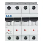 PL6-B40/4 Wyłącznik nadprądowy 6kA, In=40A, char. B, 4-bieg. seria PL6