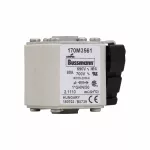 170M3561 Wkładka szybka, 80 A, AC 690 V, compact size 1, 45 x 59 x 51 mm, aR, IEC, UL, wskaźnik K, 18 UNC
