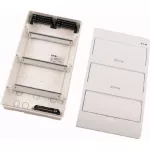 BC-U-3/36-TW-ECO Szafka podtynkowa, drzwi białe, IP40