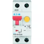 PKNM-10/1N/C/03-MW Wyłącznik kombinowany 10kA, In=10A, IΔN=0,3A, char. C, Typ AC, 1+N bieg. Seria PKNM