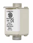 170M2761 Wkładka szybka, 50 A, AC 690 V, rozmiar 00, 30 x 62 x 64 mm, aR, IEC, pojedynczy wskaźnik
