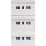 BC-O-3/54-TW-ECO Szafka natynkowa, drzwi białe, IP40, 54