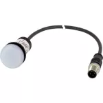 C22-L-BWR-24-P1 Lampka sygnalizacyjna BWR (niebieski,biały,czerwony), wtyczka M12A , 4 bieg., kabel 0.2 m, 24 V DC