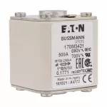 170M3421 Wkładka szybka, 500 A, AC 690 V, compact size 1, 45 x 59 x 51 mm, aR, IEC, UL