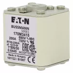 170M3415 Wkładka szybka, 200 A, AC 690 V, compact size 1, 45 x 59 x 51 mm, aR, IEC, UL, wskaźnik, flush end, M8