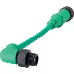 SWD4-M1LR5-RS IP67 przewód 5 żyłowy,0.1M,M12-M/M12-F KĄTOWA SmartWire-DT