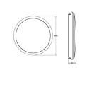 Plafoniera SUNLIGHT LED 21W 2328lm 4000K światło bazowe