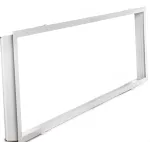 Ramka podtynkowa 1200 x 300 aluminium / biały