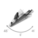 OPTIBAR CCT 12-42W CCT 230V 90st IP20 Ra90 1200x60x90mm CZARNY 5 LAT GW. SPECTRUM