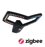 Oprawa elewacyjna ALARA LED RGBW+10W 450lm czujnik ruchu i zmierzchu IP44 230V antracyt / aluminium