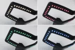 Oprawa elewacyjna ALARA LED RGBW+10W 450lm czujnik ruchu i zmierzchu IP44 230V antracyt / aluminium