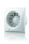 wentylator osiowy dwubiegowy fi 100 mm, cichy z wyłącznikiem sznurkowym, biały