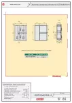 Obudowa poliestrowa - IP44/IP54, IK10, OSZ 66x80/8/4+4 daszek płaski