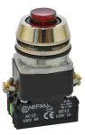 PROMET Przycisk NEF30-UWLD2X 24V-230V czerwony