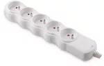 GN-570/B BIAŁY ECO Gniazdo wtyczkowe przenośne pięciokrotne 5x2p+z 16A, 250V, rozbieralne; ECO