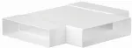 Trójnik 220x55 biały