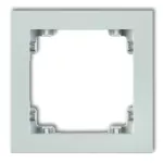 DECO Ramka uniwersalna pojedyncza z tworzywa DECO Pastel Matt lodowy błękit