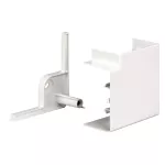 Optiline 45 - kolano 90° - 95 x 55 mm - PC/ABS - biel polarna