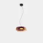 Pendant Levels 2 Bodies Ø420mm + Ø320mm LED 19W SW 2700-3000-4000K PHASE CUT Black 1381lm 00-A028-05-15