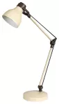 6410 Lampka biurkowa Carter E14/ 1x max.11W beżowy/brązowy 230V, 50Hz