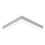 Sigma II Corner LED Premium L 19W 2200lm 830 OPAL Szary TH5 STD 230V