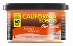 Zapach samochodowy CALIFORNIA Puszka 1x12/display Sunset Woods