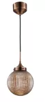 Lampa sufitowa PAVO 10W brąz