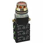 PROMET Przycisk NEF30-KL3X3Y/24V/W3 żółty