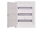 Rozdzielnia RPsm 54 Z (3x18) z zamkiem, RAL 9003