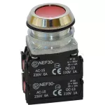 PROMET Przycisk NEF30-KX3Y/W3 czerwony