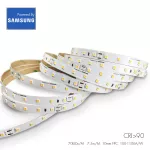 TAŚMA LED SAMSUNG / 24V / 2835 / 7,5W / 70 LED / IP20 / 3000K +/-100K / 105lm/W / RA>90 / 5m / 10mm
