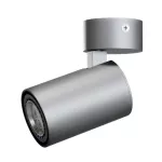 GABI K6Sh projektor stropowy max. 1x50W, GU10, 230V, srebrny aluminiowy (mat struktura) RAL 9006