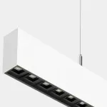 Lineal lighting system Infinite Pro 854mm Suspended Opticell 11.2W LED neutral-white 4000K CRI 80 DALI-2/PUSH White IP20 1994lm AK12-12X8CLDS14