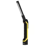 LW-1B Latarka warsztatowa bateryjna 3xAAA z hakiem, magnesem 2W COB LED+1W; żółto-czarna
