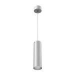 PIXO 210 wisząca max 1x50W, GU10, 230V, kolor srebra, srebrny aluminiowy (mat struktura) RAL 9006 T068E21Wh963101