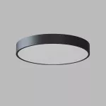 ABA 500 plafon 4x23W, E27, 230V, czarny (mat) RAL 9017