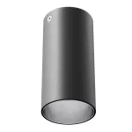 PIXO 120 stropowy max 1x50W, GU10, 230V, kolor srebra, czarny głęboki (mat struktura) RAL 9005