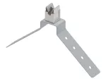 Uchwyt KLIK szczytowy do drutu fi8 StZn