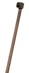 Opaski zaciskowe ogrodowe 3,6 x 200mm, 50 szt., brązowe